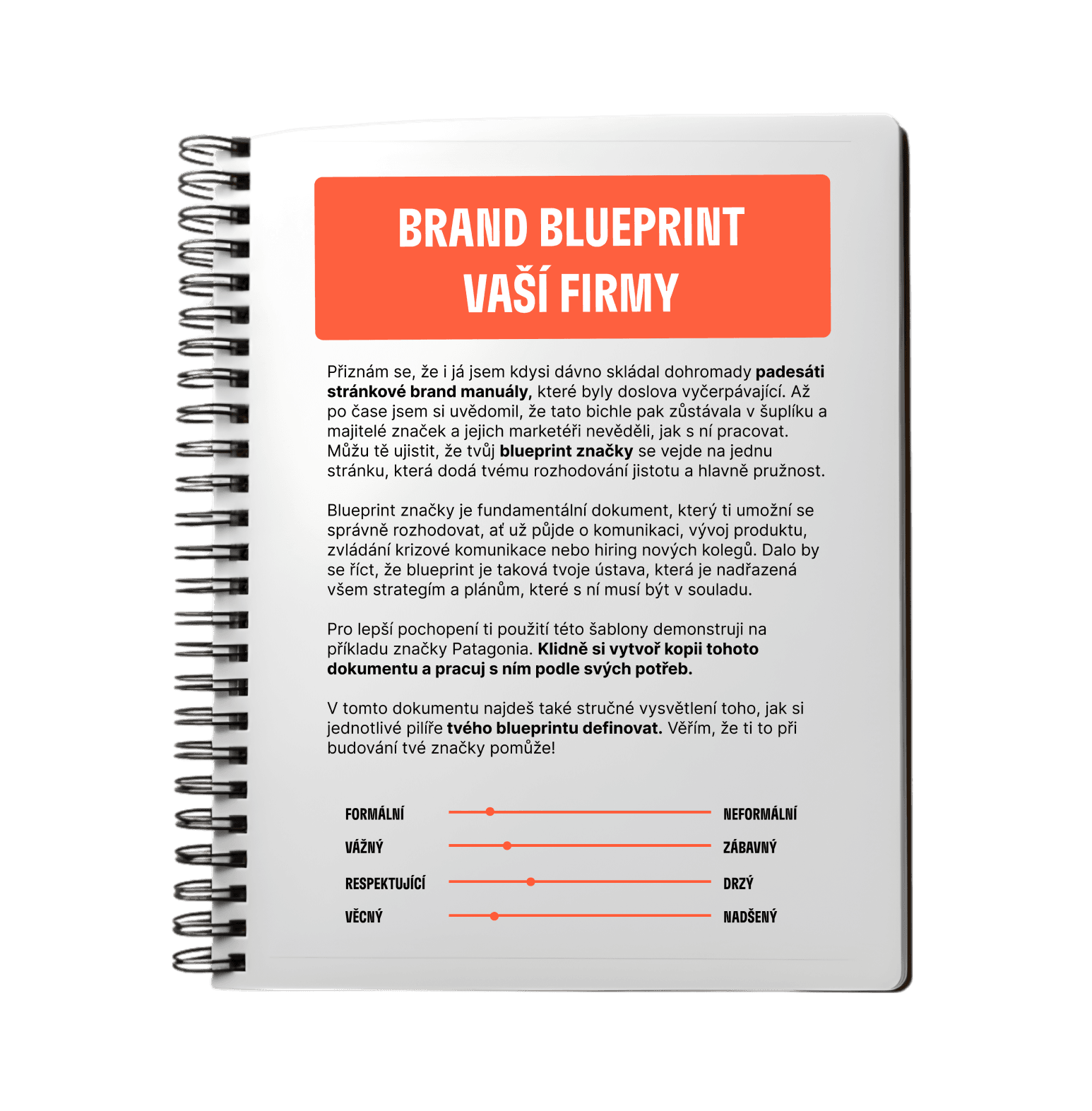 Brand blueprint vaší firmy